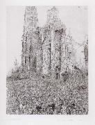 James Ensor The Cathedral oil on canvas